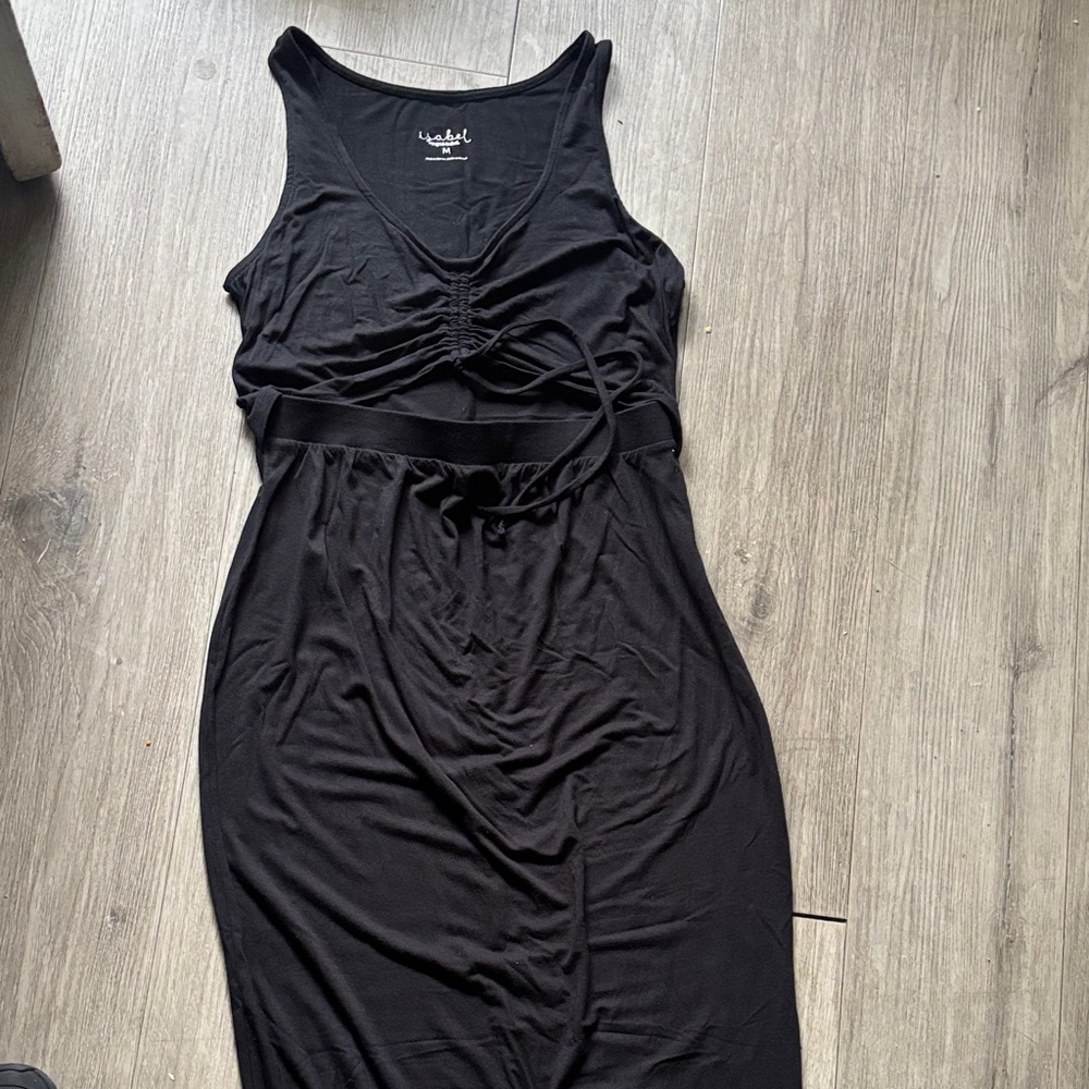 Fashion Nova Black Midi Dress